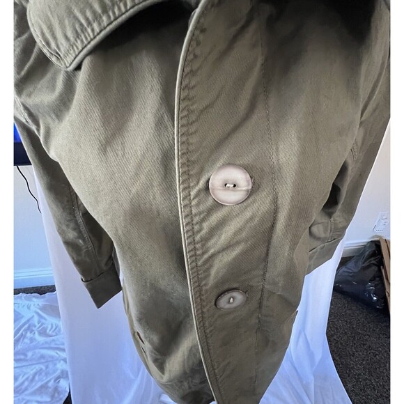Spiewak & Sons army green jacket, lined,  large buttons size small - Picture 9 of 10